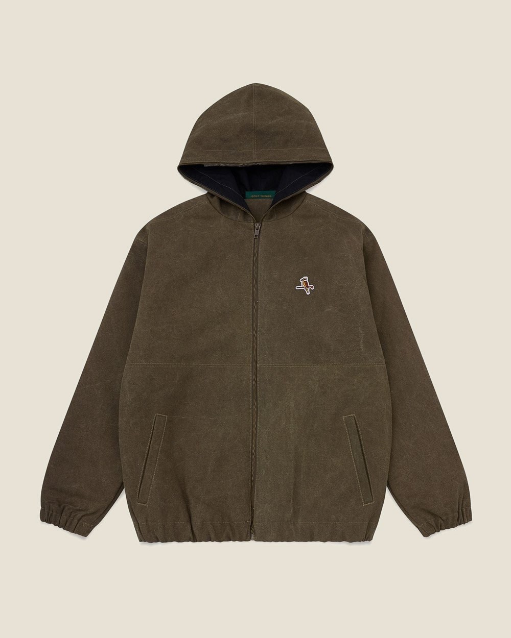 Walker Golf Things Canvas Hood, Olive &middot; view 1 of 4