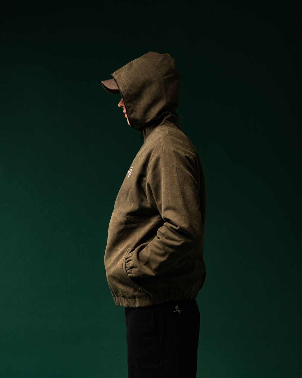 Walker Golf Things Canvas Hood, Olive &middot; view 4 of 4