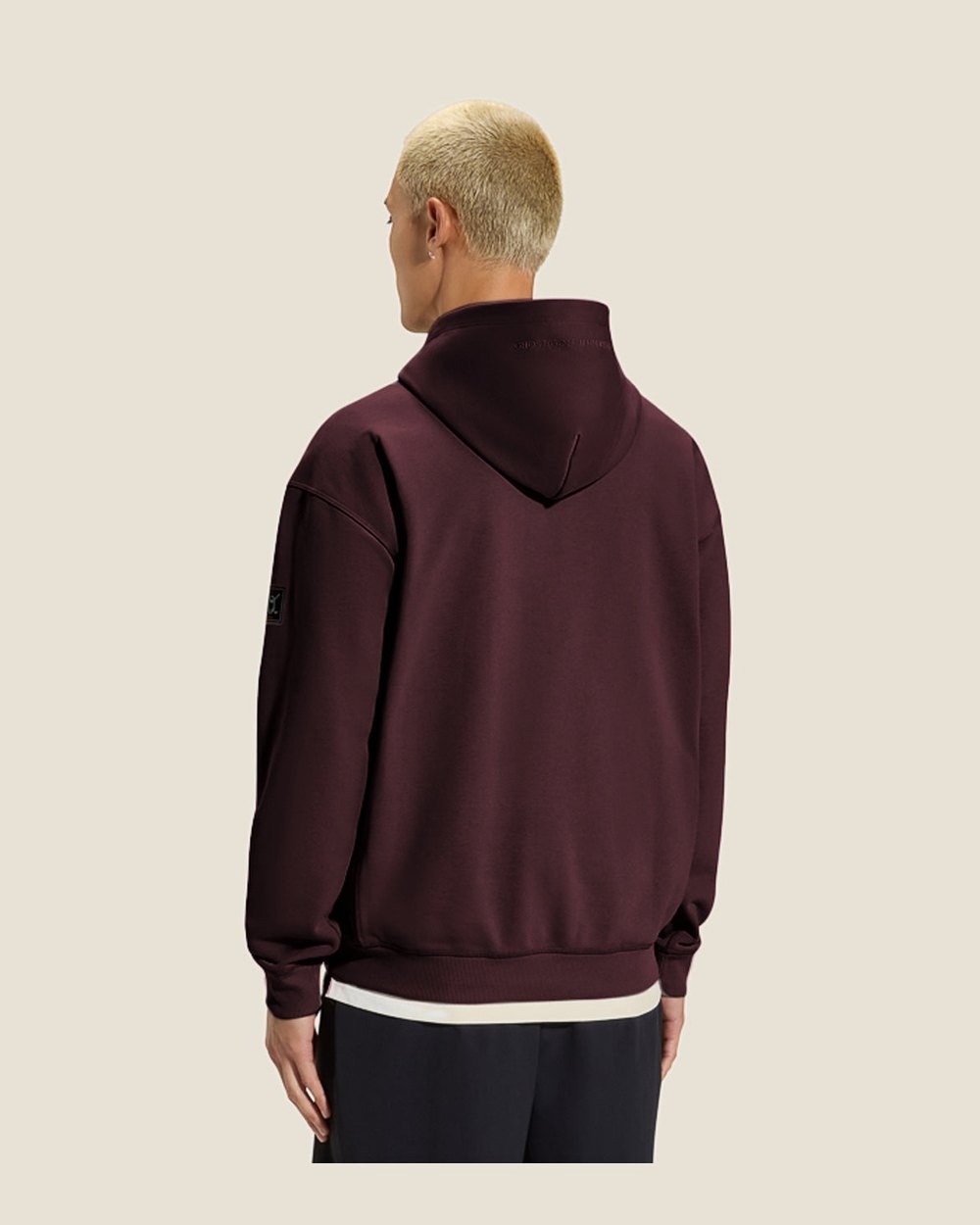 Ghost Golf Clubhouse Hoodie, Burgundy &middot; view 4 of 5