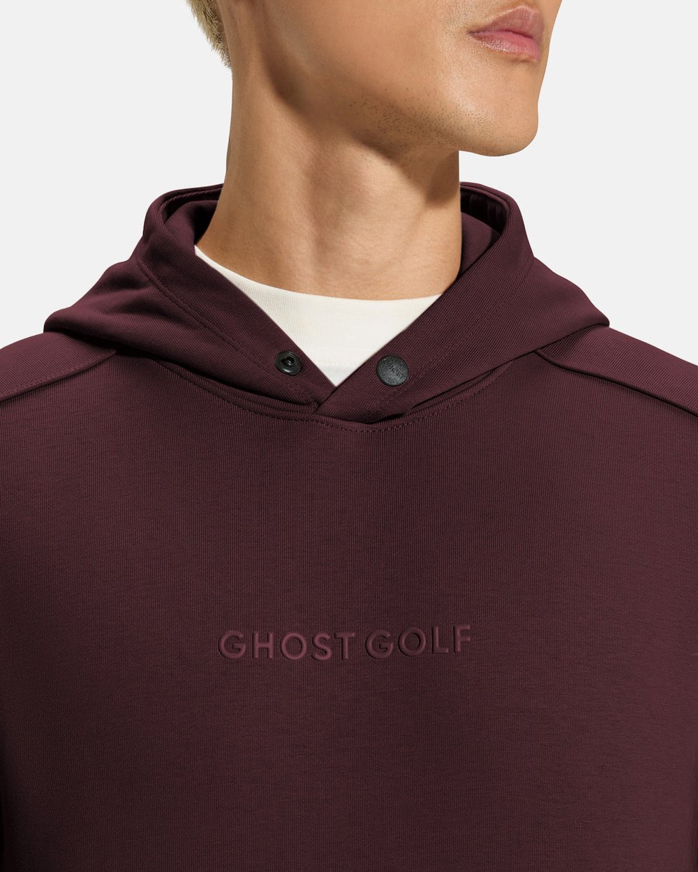 Ghost Golf Clubhouse Hoodie, Burgundy &middot; view 5 of 5
