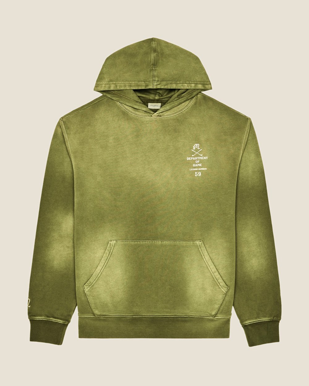 Malbon Golf Fesque Department of Game Hoodie, Sunfaded Olive &middot; view 1 of 5