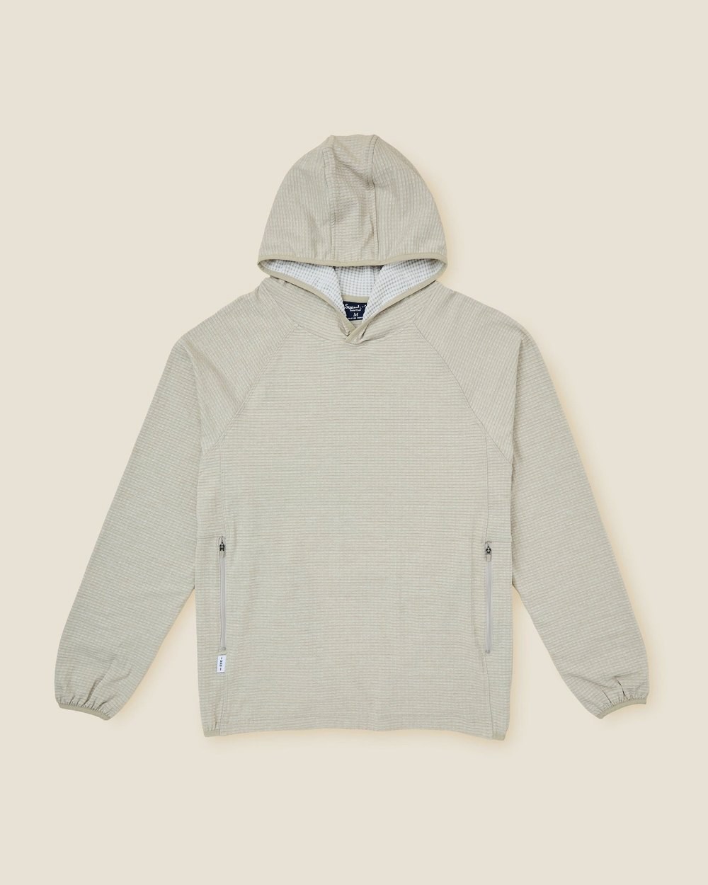 Sugarloaf Social Club Grid Tech Hoody, Oatmeal &middot; view 1 of 4
