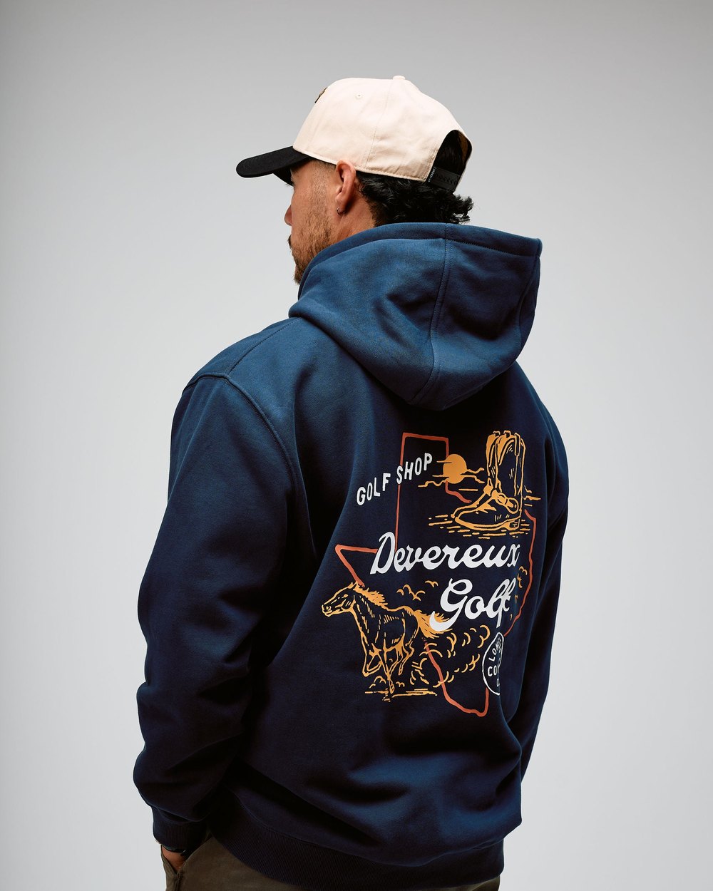 Devereux Golf Lonestar Country Club Hoodie, Navy &middot; view 4 of 5