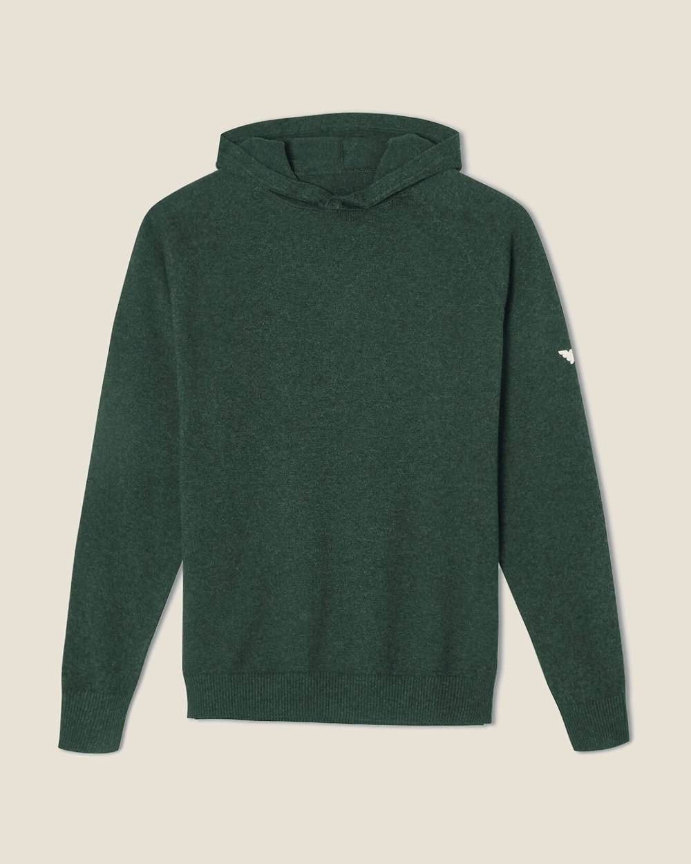 Macade Golf Cashmere Tech Knit Hoodie, Pine Green &middot; view 2 of 4