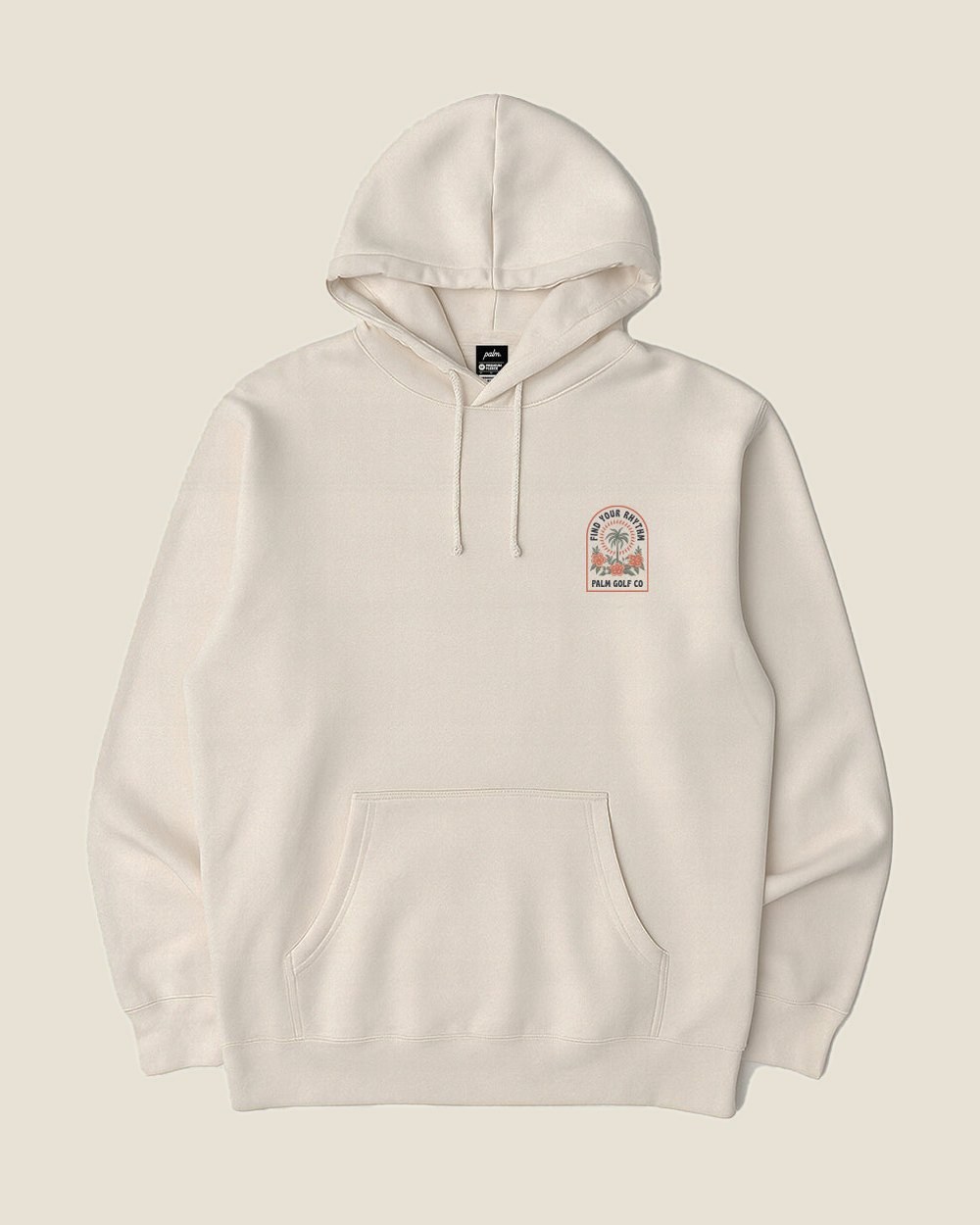 Palm Golf Co. Rhythm Hoodie, Bone &middot; view 3 of 3