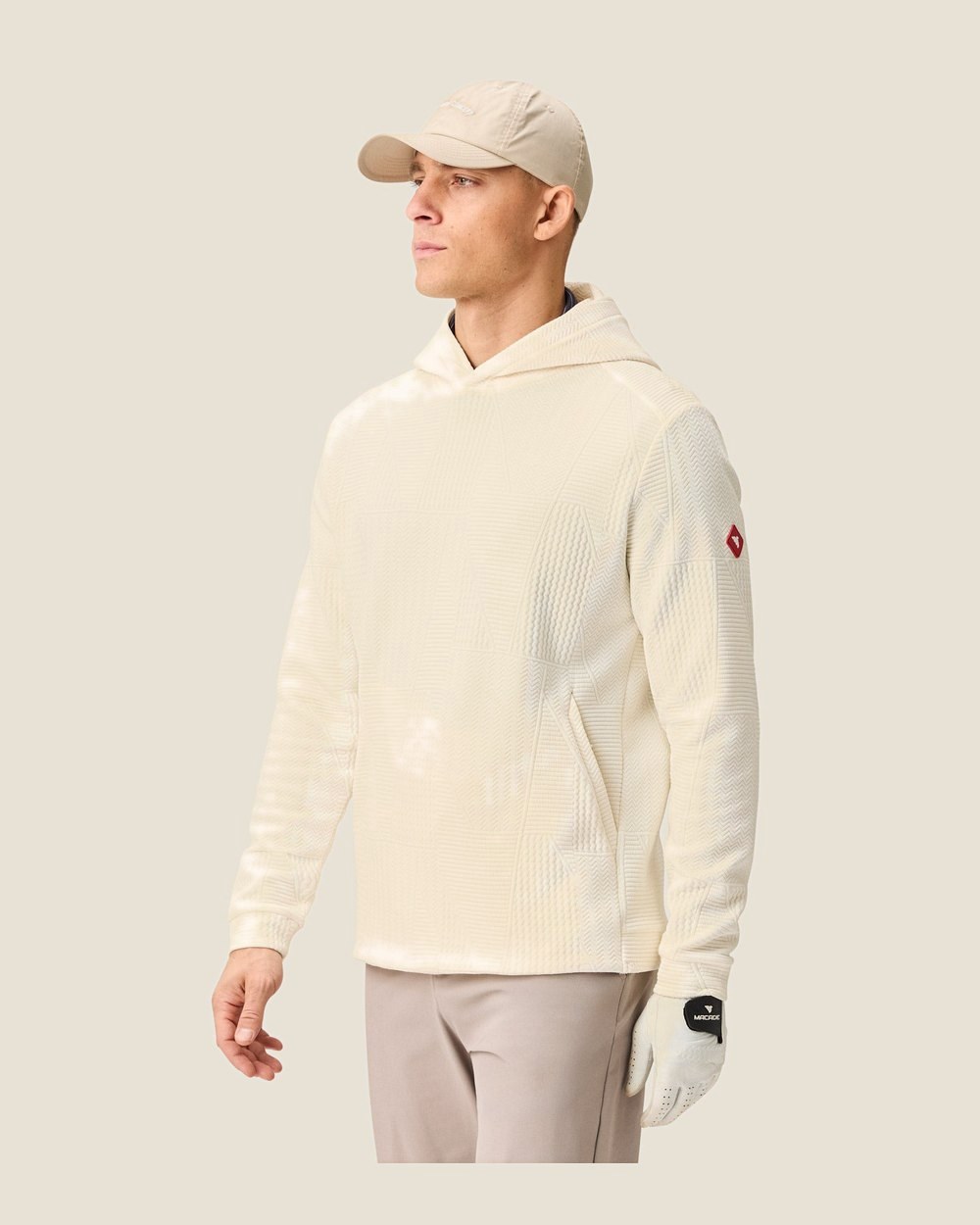 Macade Golf TX Range Hoodie, Sand &middot; view 3 of 4