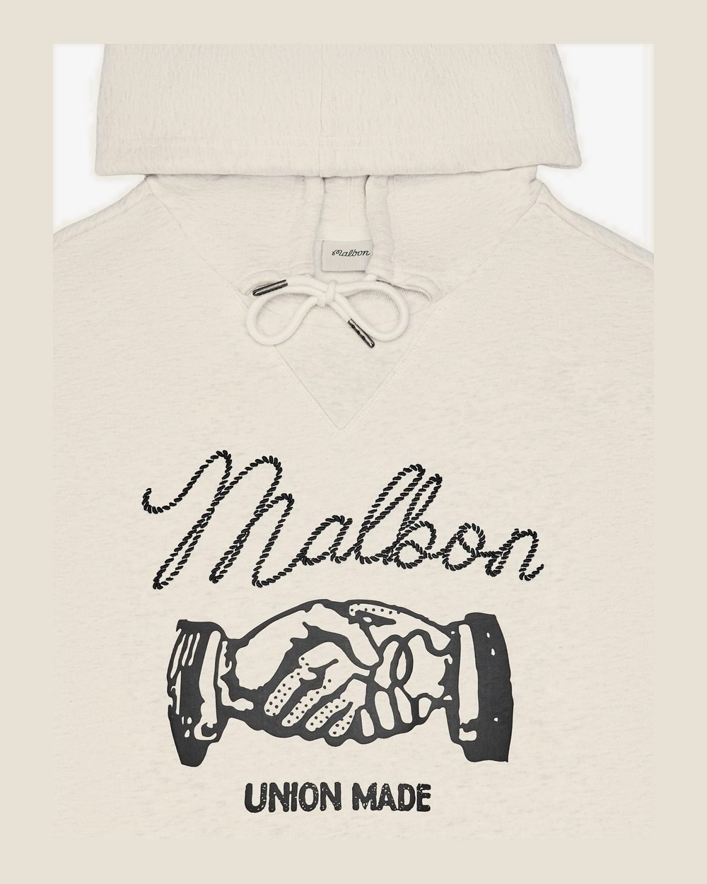 Malbon Golf Union Made Hoodie, Heather Oatmeal &middot; view 3 of 5