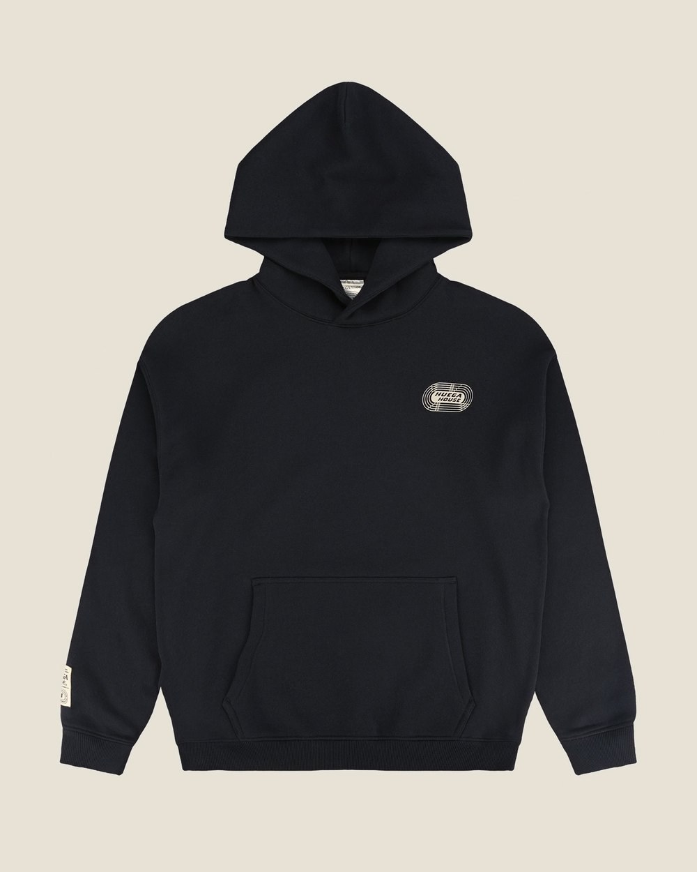 Huega House Warm Up Hoodie, Black &middot; view 3 of 5