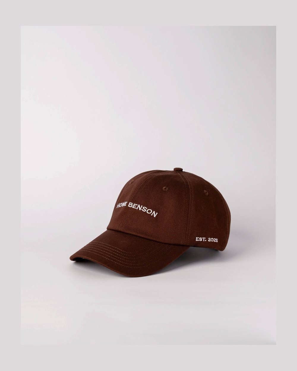 Howie Benson Low Profile Dad Cap, Brown · view 4 of 4