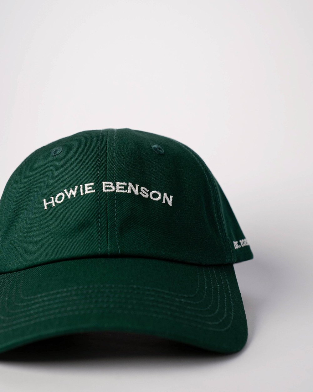 Howie Benson Low Profile Dad Cap, Green · view 4 of 5