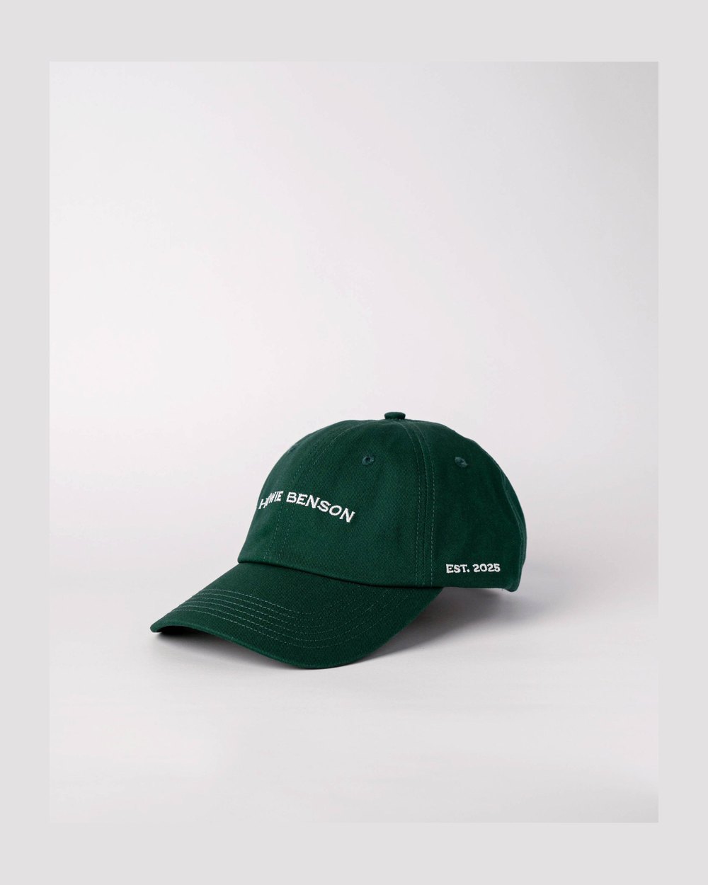Howie Benson Low Profile Dad Cap, Green · view 5 of 5