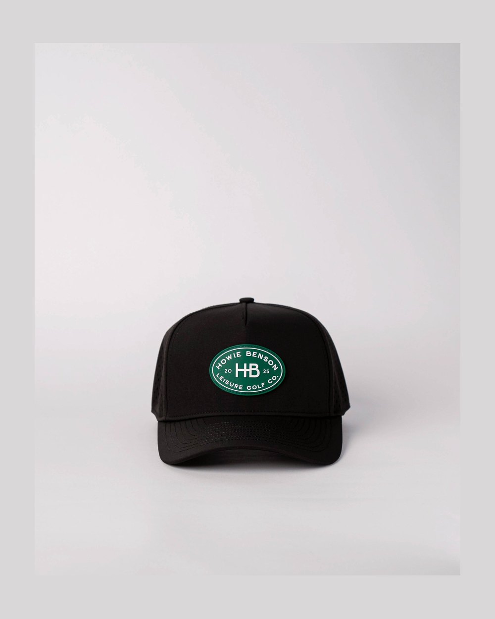 Howie Benson Five-Panel Patch Hat, Black · view 2 of 4