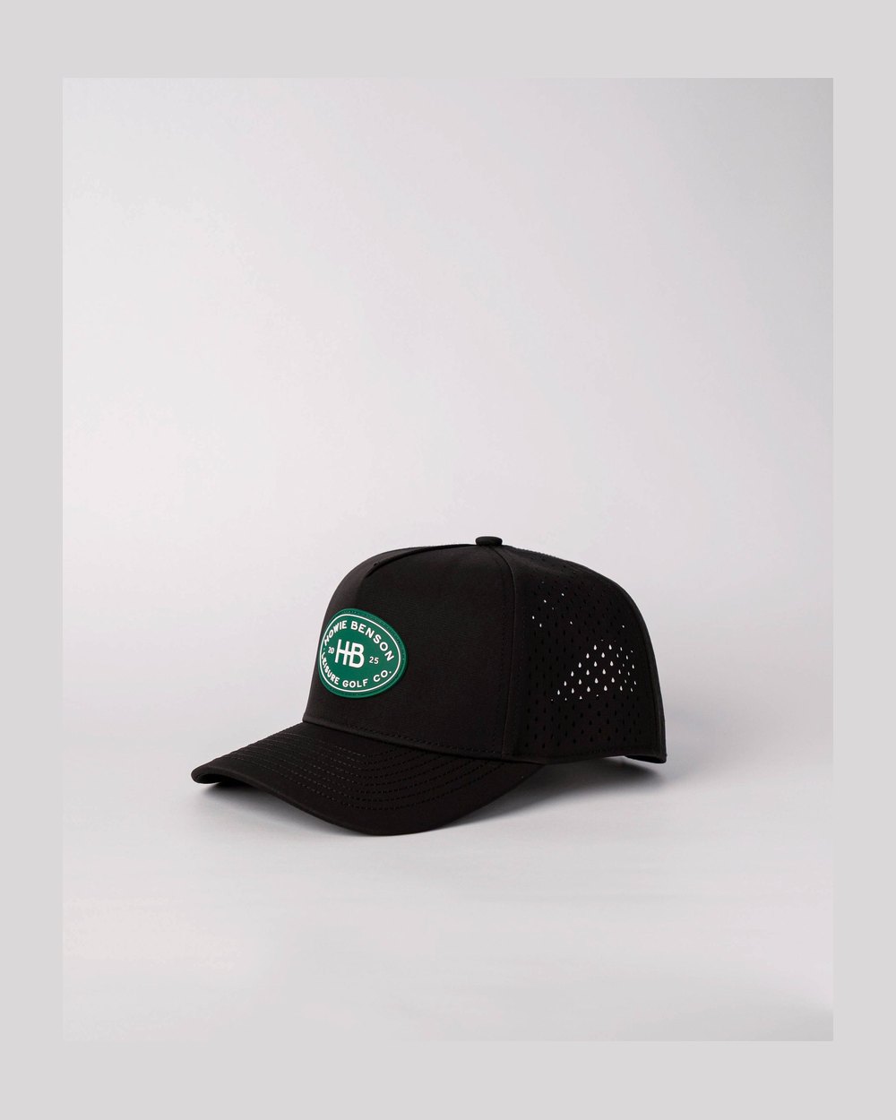 Howie Benson Five-Panel Patch Hat, Black · view 4 of 4