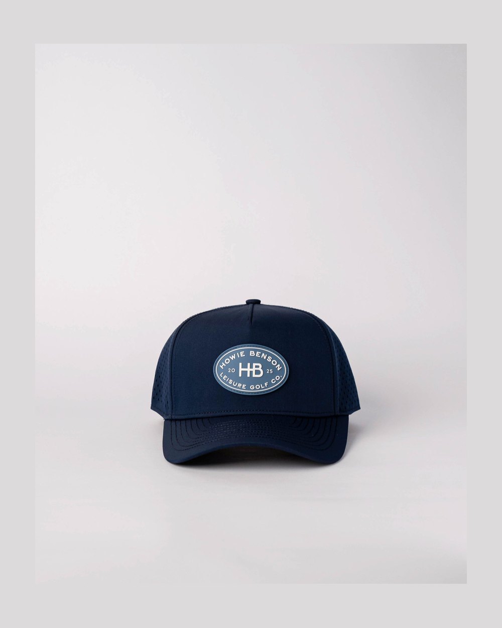 Howie Benson Five-Panel Patch Hat, Navy · view 2 of 4