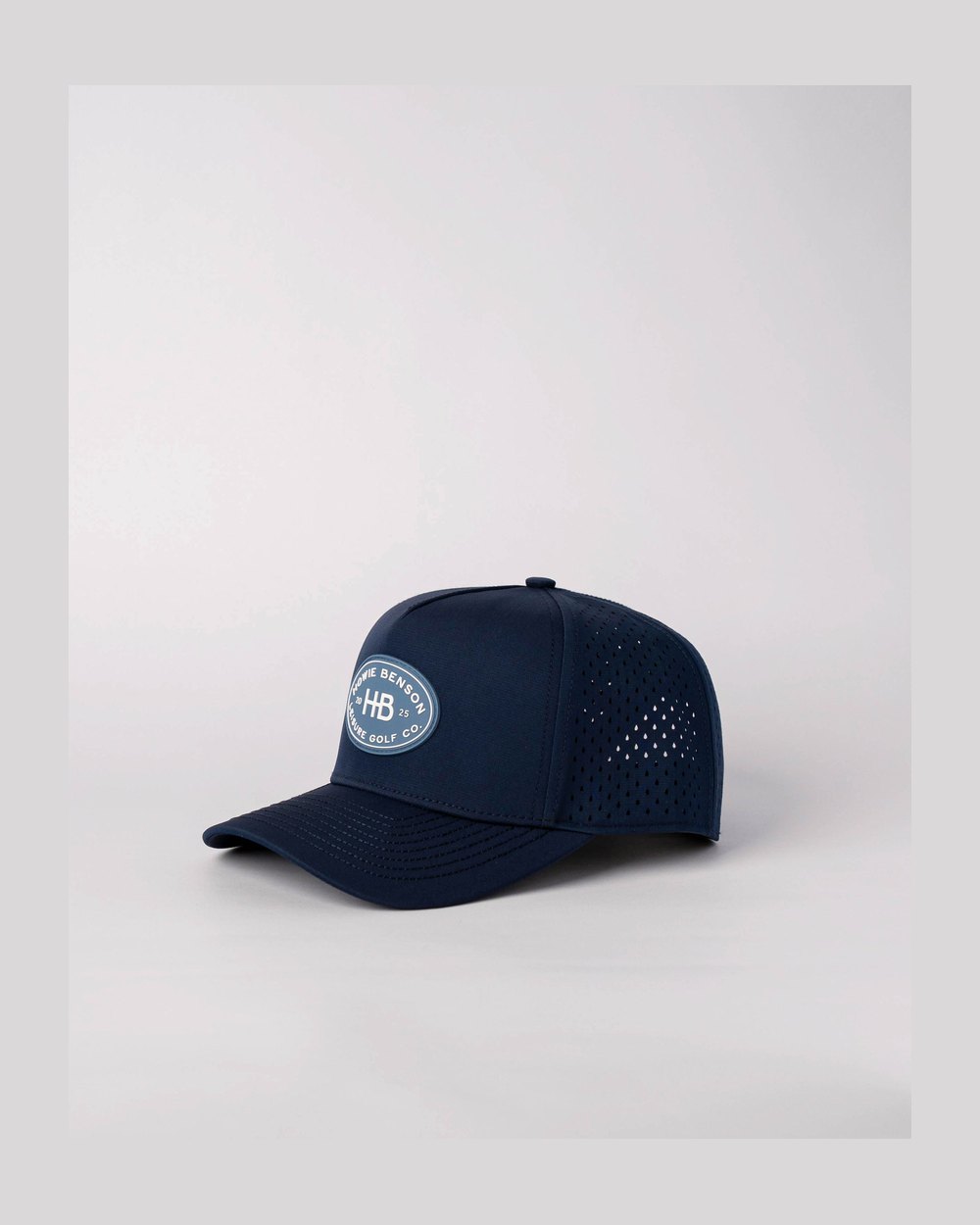 Howie Benson Five-Panel Patch Hat, Navy · view 4 of 4