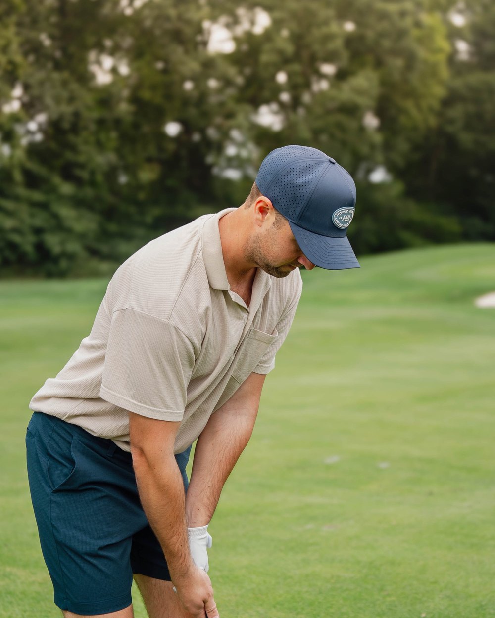 Howie Benson Ottoman Camp Collar Polo, Sand · view 1 of 4