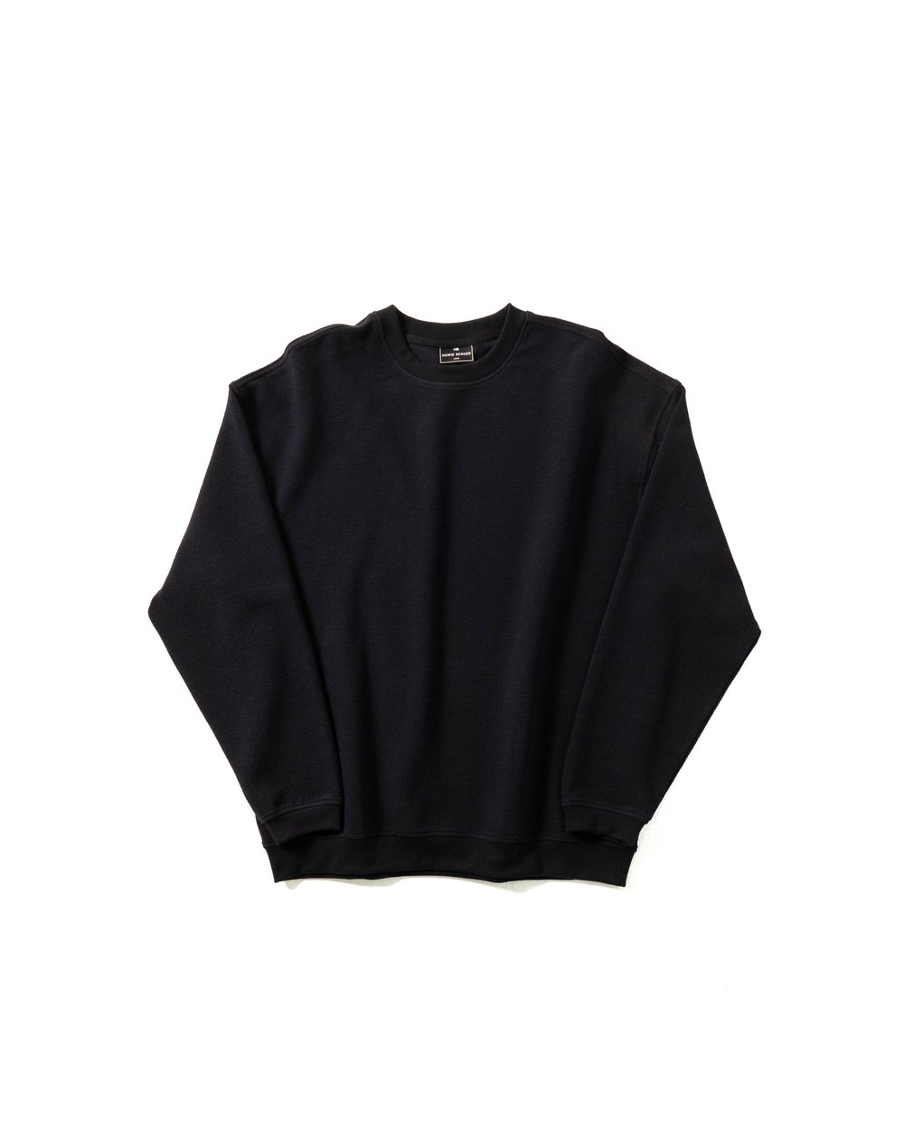 Howie Benson Relaxed Fit Textured Crew, Navy · view 2 of 4