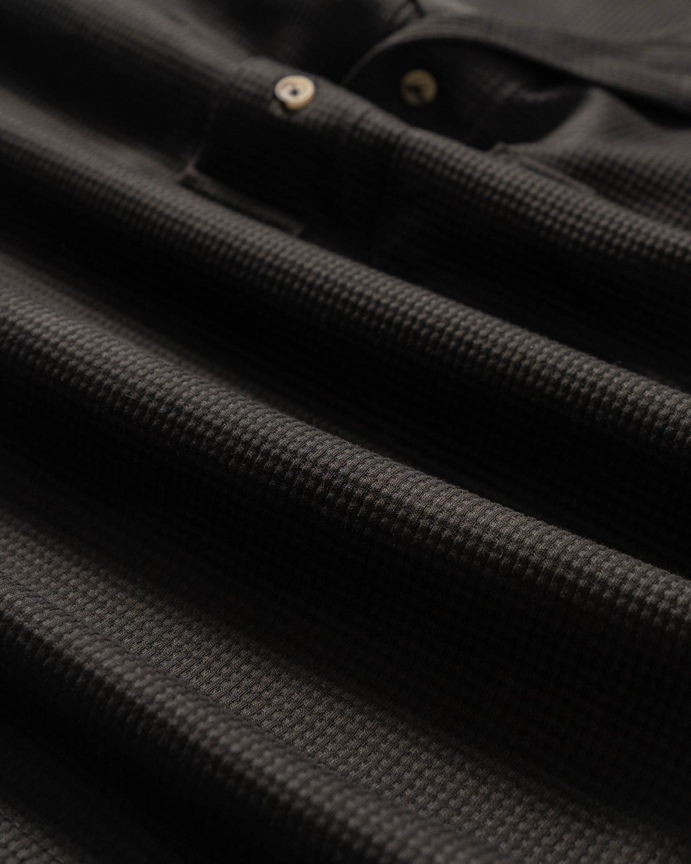 Howie Benson Resort Camp Collar Polo, Black · view 4 of 4