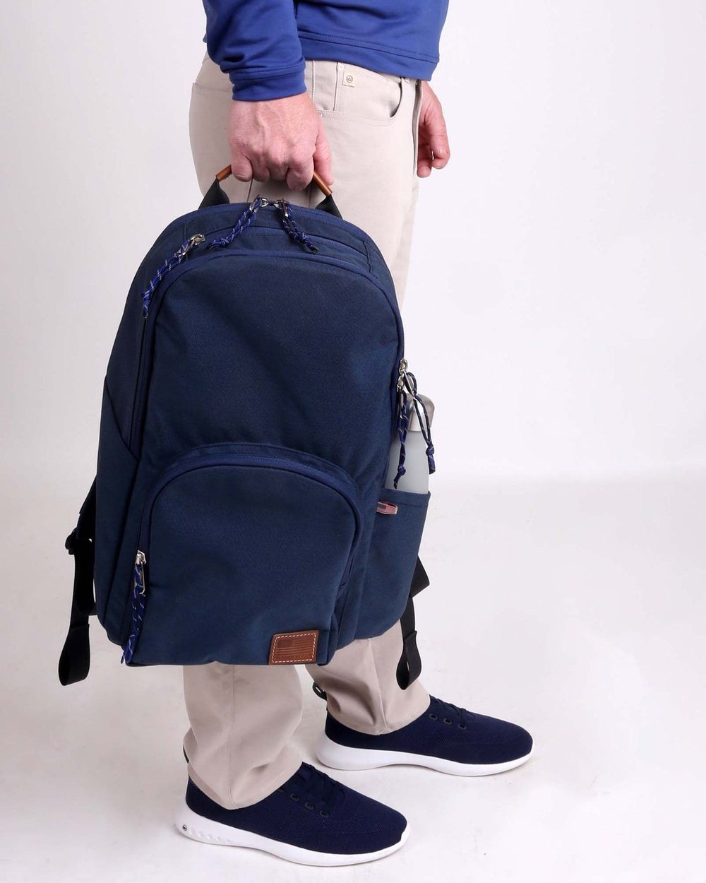 Hudson Sutler Flatiron Backpack Navy · view 1 of 3