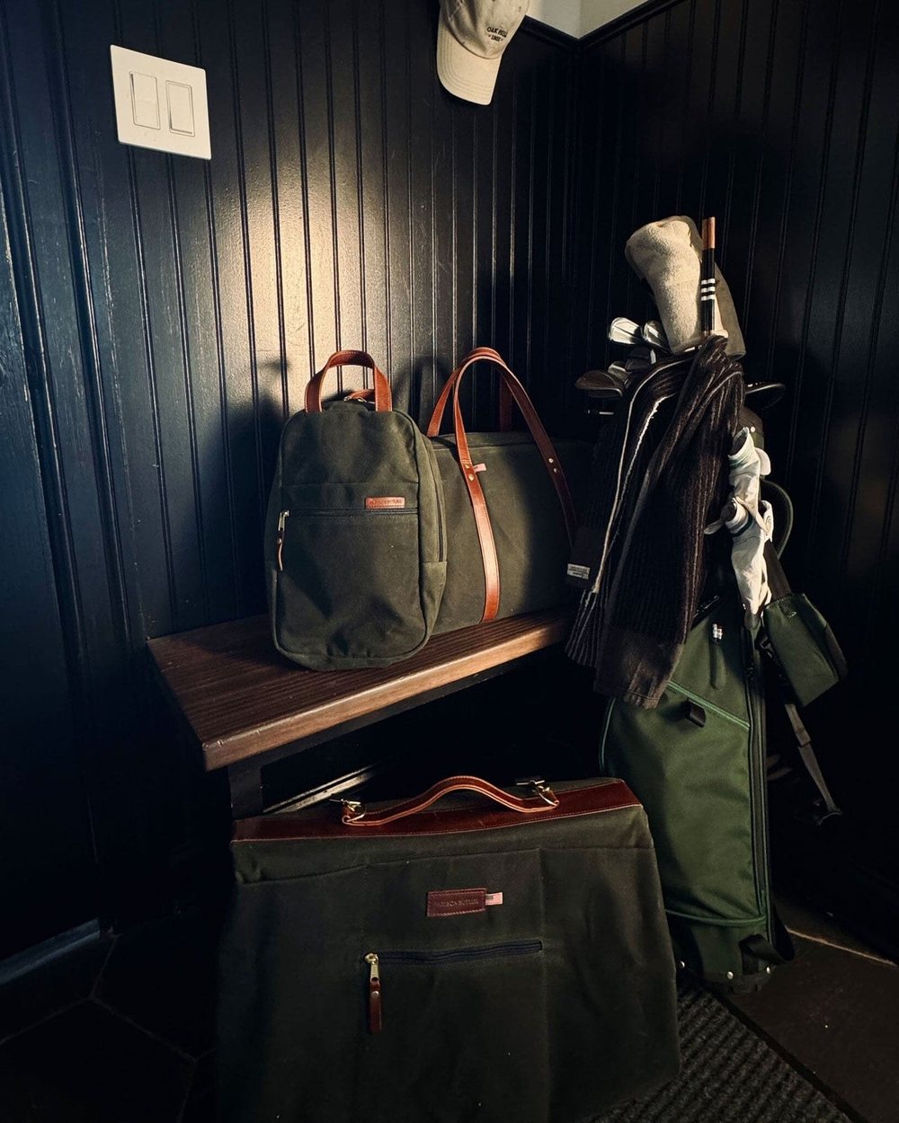Hudson Sutler Heritage Golf Shoe Bag Waxed canvas · view 1 of 4