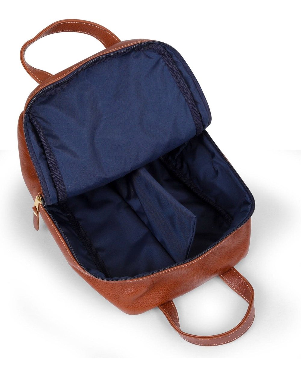 Hudson Sutler Heritage All Leather Golf Shoe Bag Chestnut · view 2 of 4