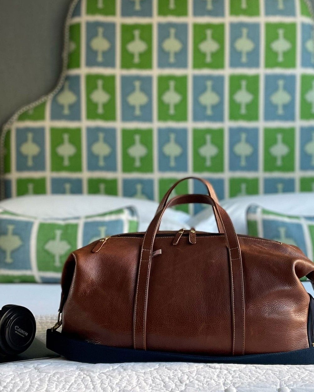 Hudson Sutler Heritage All Leather Weekender Chestnut or espresso · view 1 of 4