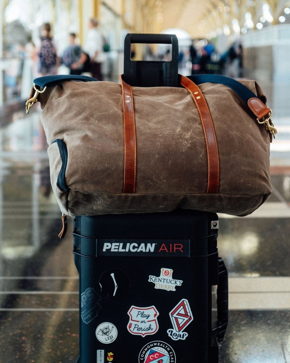 Hudson Sutler Heritage Weekender Waxed canvas · view 3 of 4
