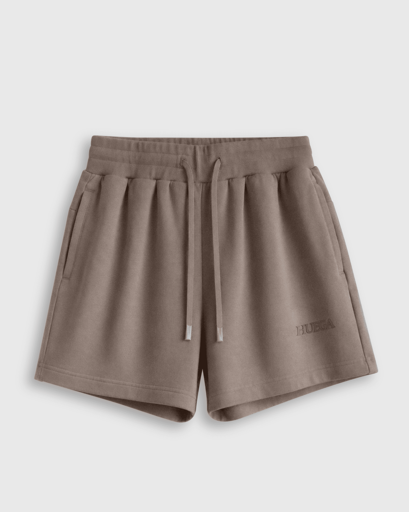 Huega House Essential Sweat Shorts — Taupe