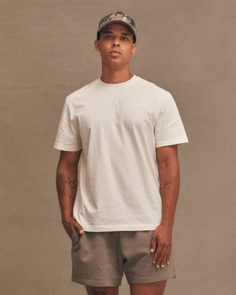 Huega House Essential Tee — Cream &middot; view 2 of 4