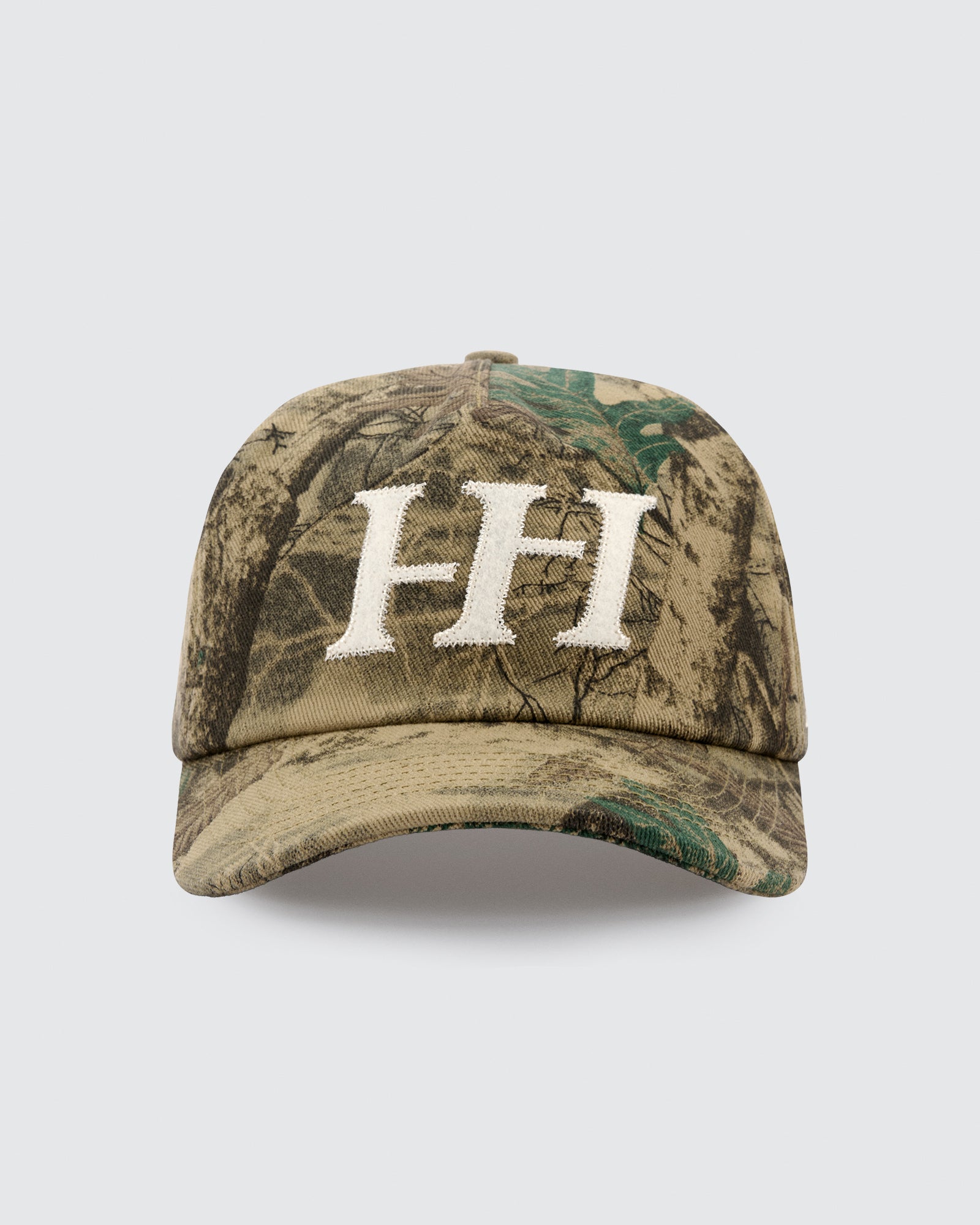 Huega House Icon Canvas Hat — Timber Camo