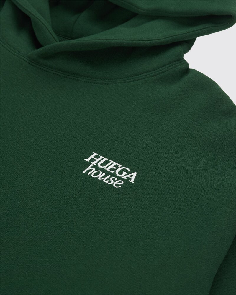 Huega House Icon Hoodie — Evergreen &middot; view 4 of 4