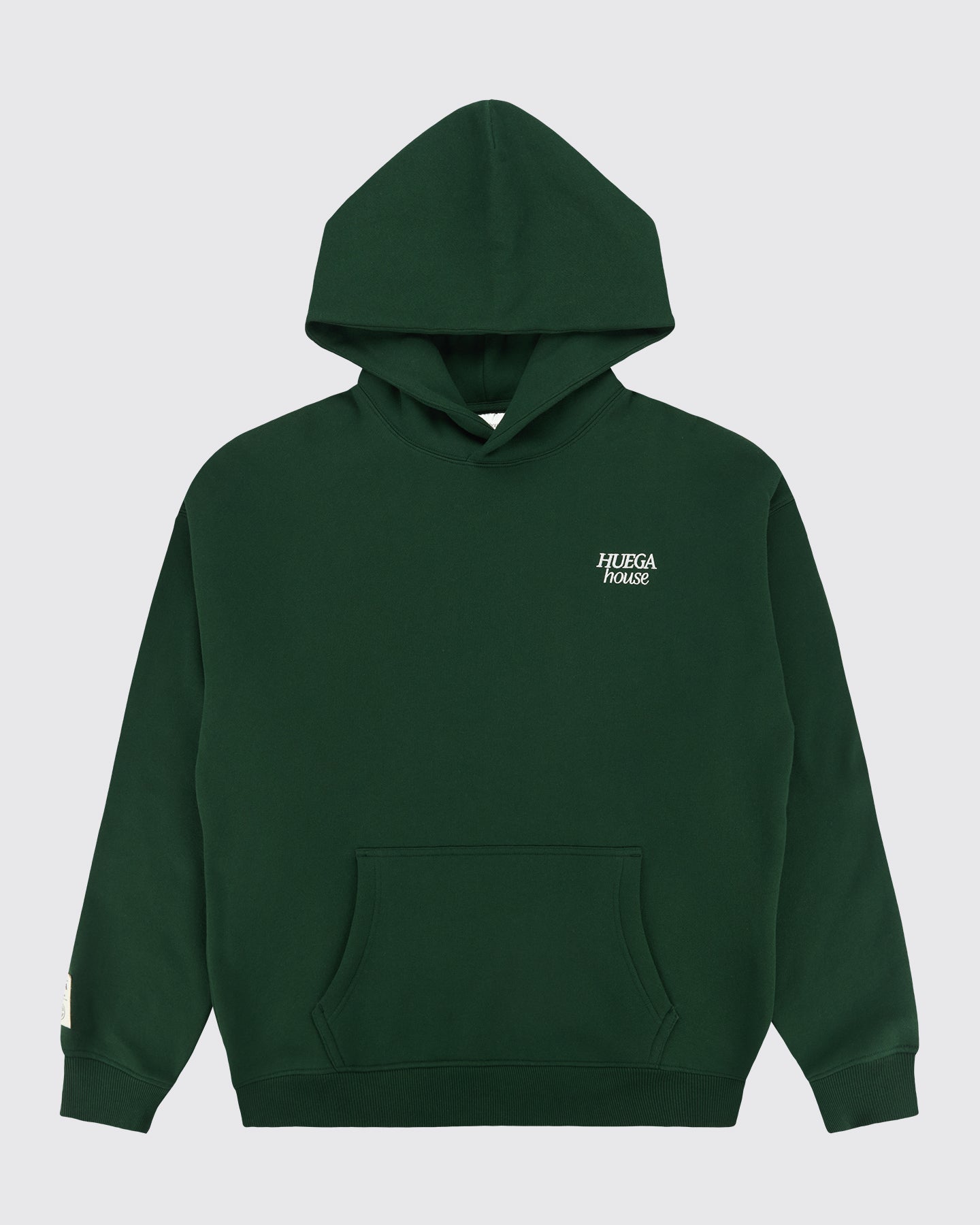 Huega House Icon Hoodie — Evergreen
