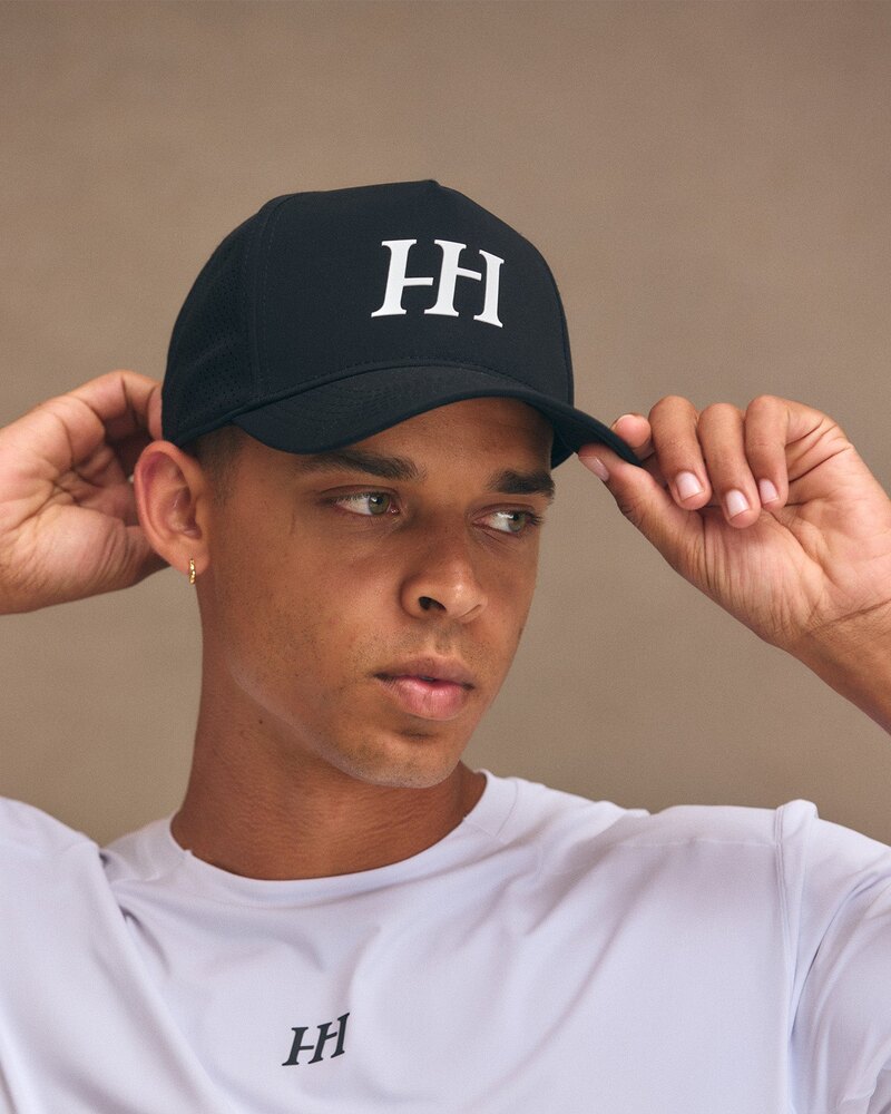 Huega House Icon Performance Hat — Black &middot; view 3 of 4