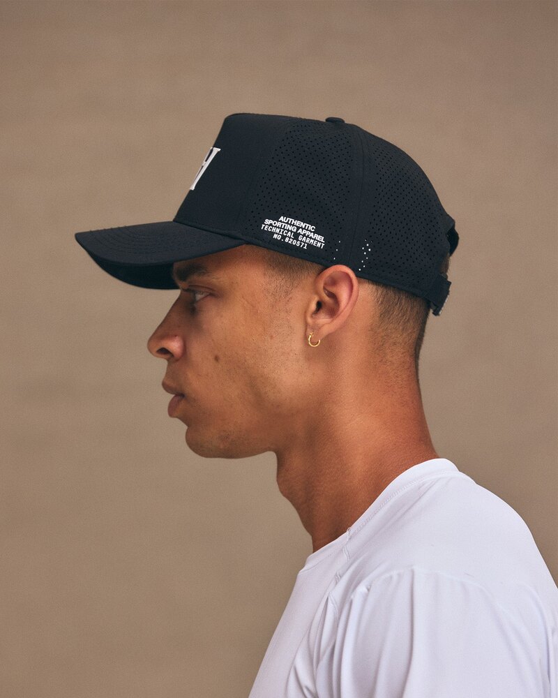 Huega House Icon Performance Hat — Black &middot; view 4 of 4