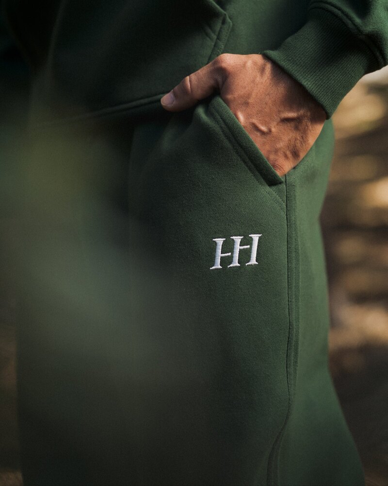 Huega House Icon Sweatpants — Evergreen &middot; view 2 of 4