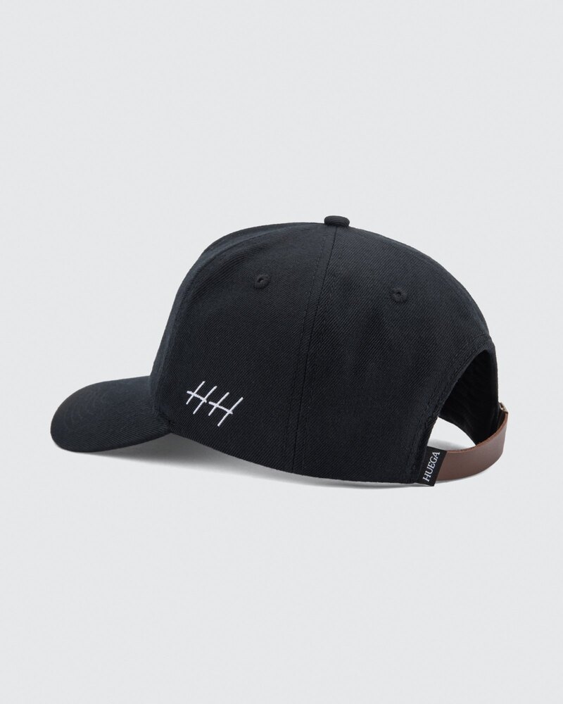 Huega House Letterman Hat — Black &middot; view 4 of 4