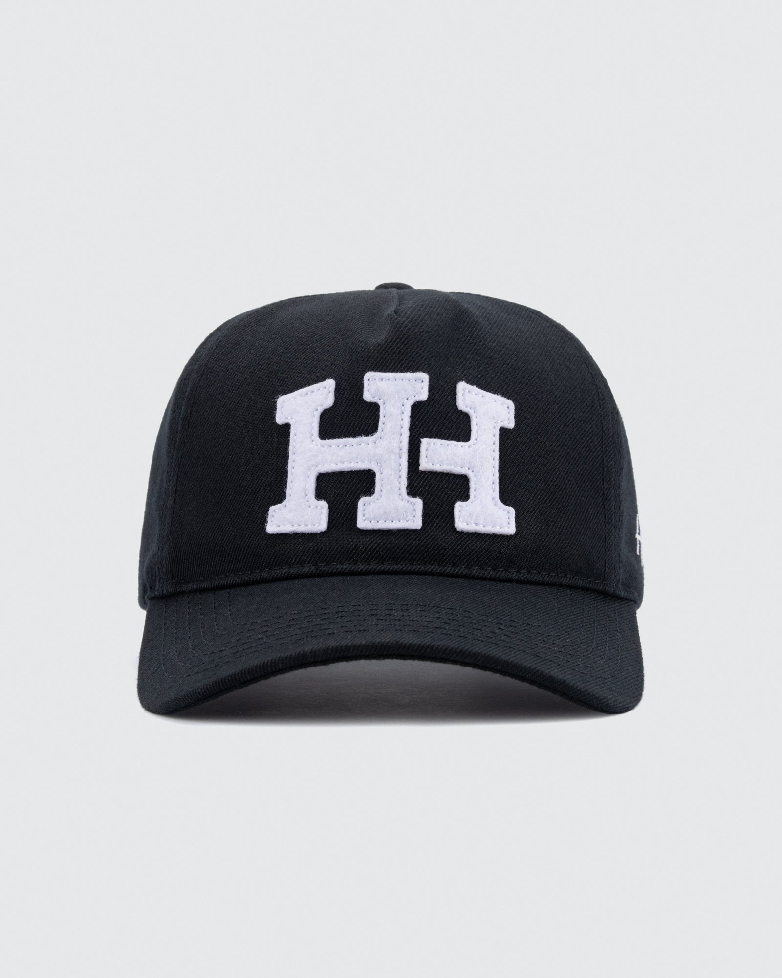 Huega House Letterman Hat — Black