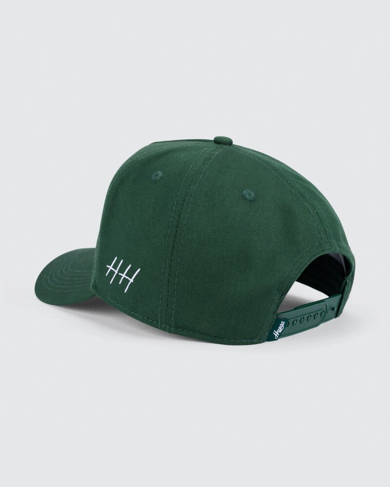 Huega House Vintage Swan Hat — Forest Green &middot; view 3 of 4