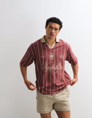 ASOS Design Soccer Graphics Polo