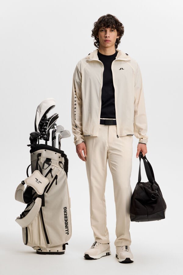 J.Lindeberg Mitch pant light poly in Moonbeam · view 4 of 4