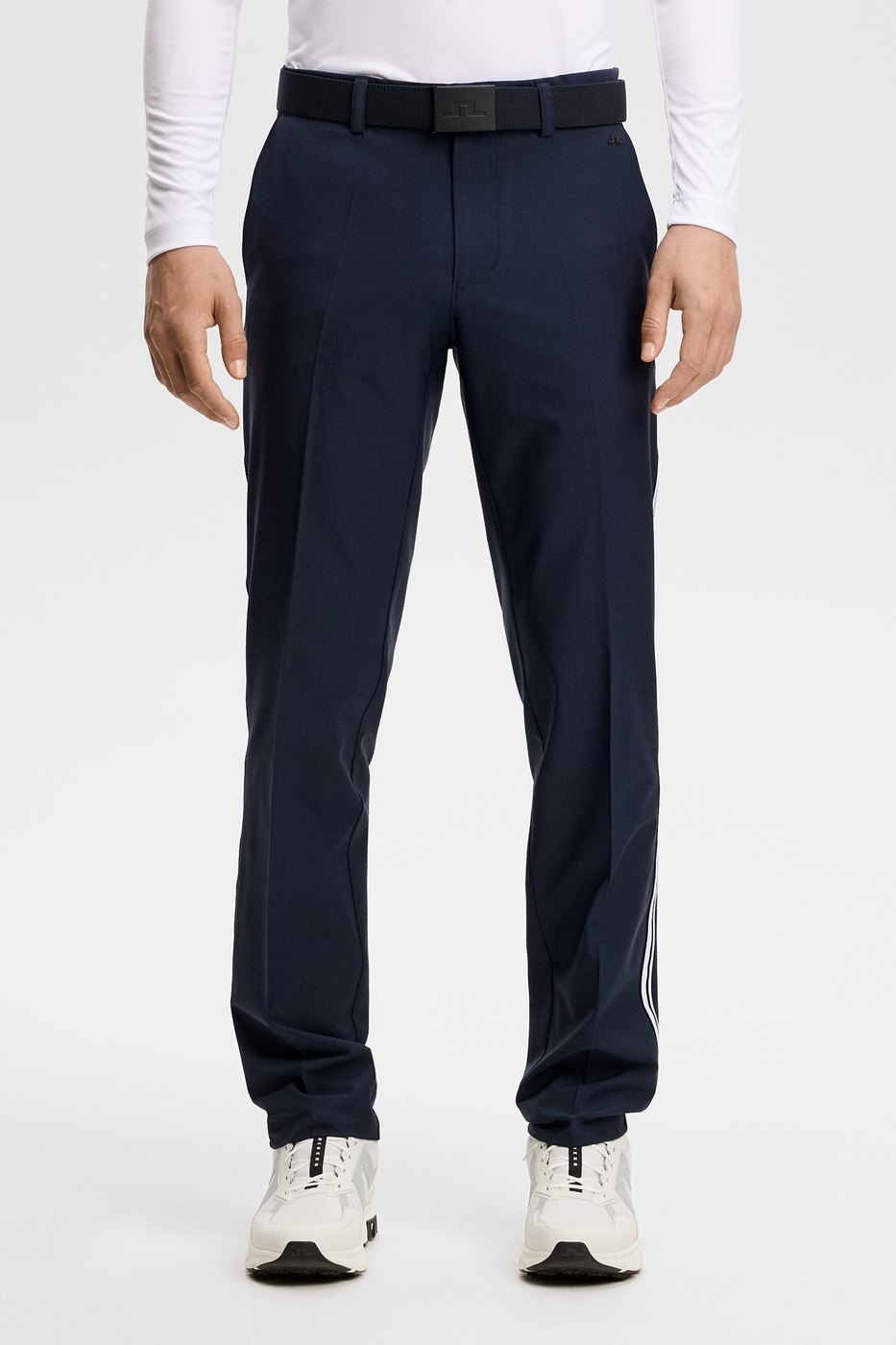 J.Lindeberg Mitch stripe pant in JL Navy · view 4 of 4