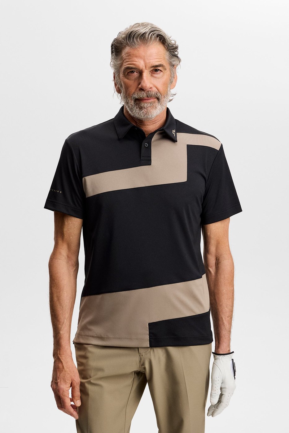 J.Lindeberg Sidd polo in Brindle · view 4 of 4