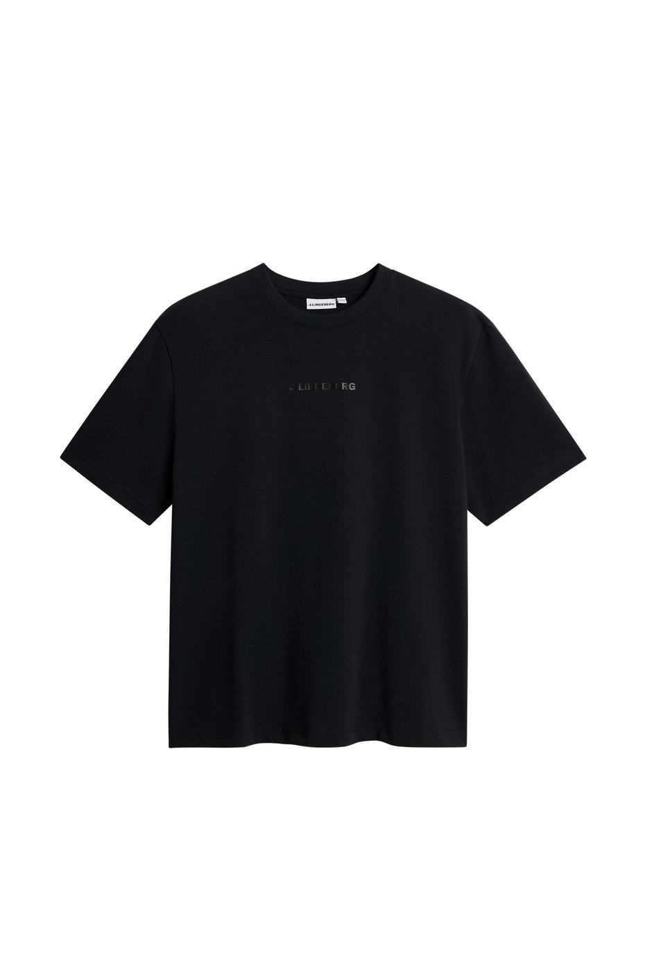 J.Lindeberg Hale heavy logo t-shirt in black · view 1 of 4