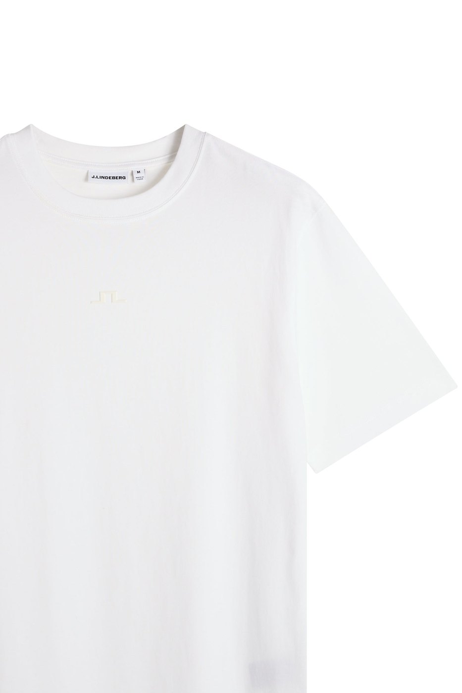 J.Lindeberg Parcie logo tee in white · view 2 of 4