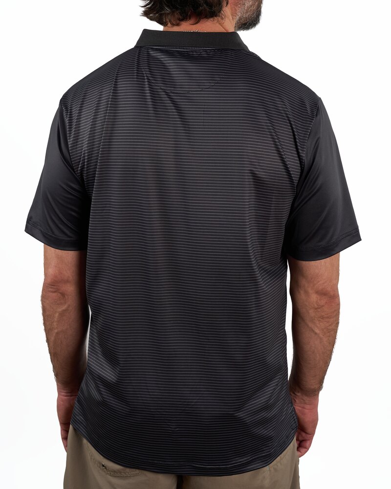 Kingfisher Golf Black Striped Polo · view 3 of 4