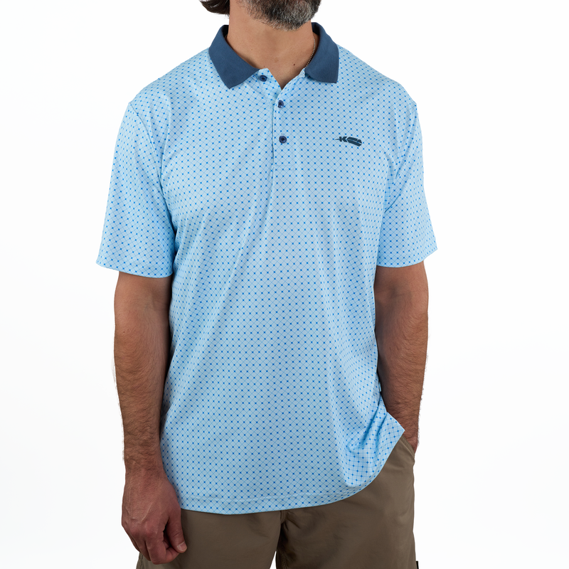 Kingfisher Golf Blue Everyman Polo