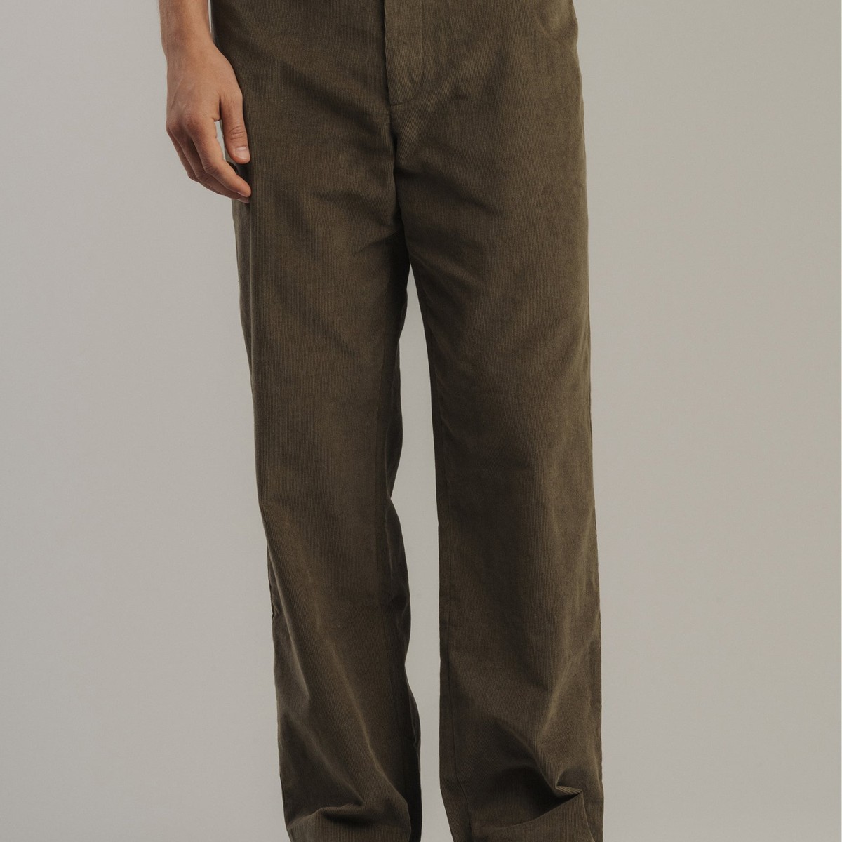 Late Nine &mdash; 5-Pocket Cords Olive