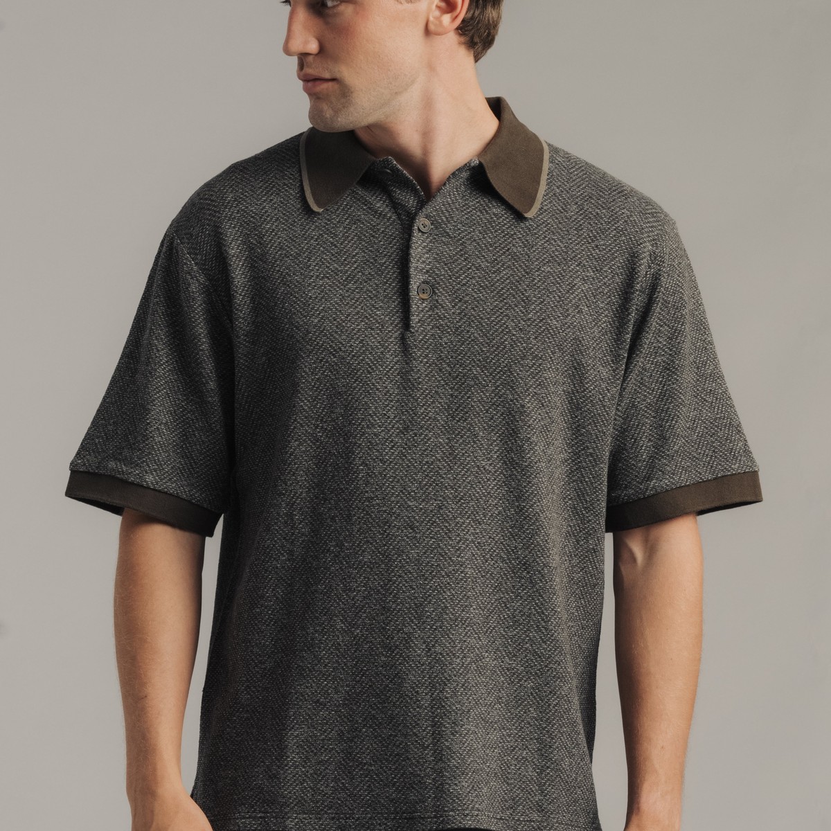 Late Nine &mdash; Ribbed Jersey Polo Americano