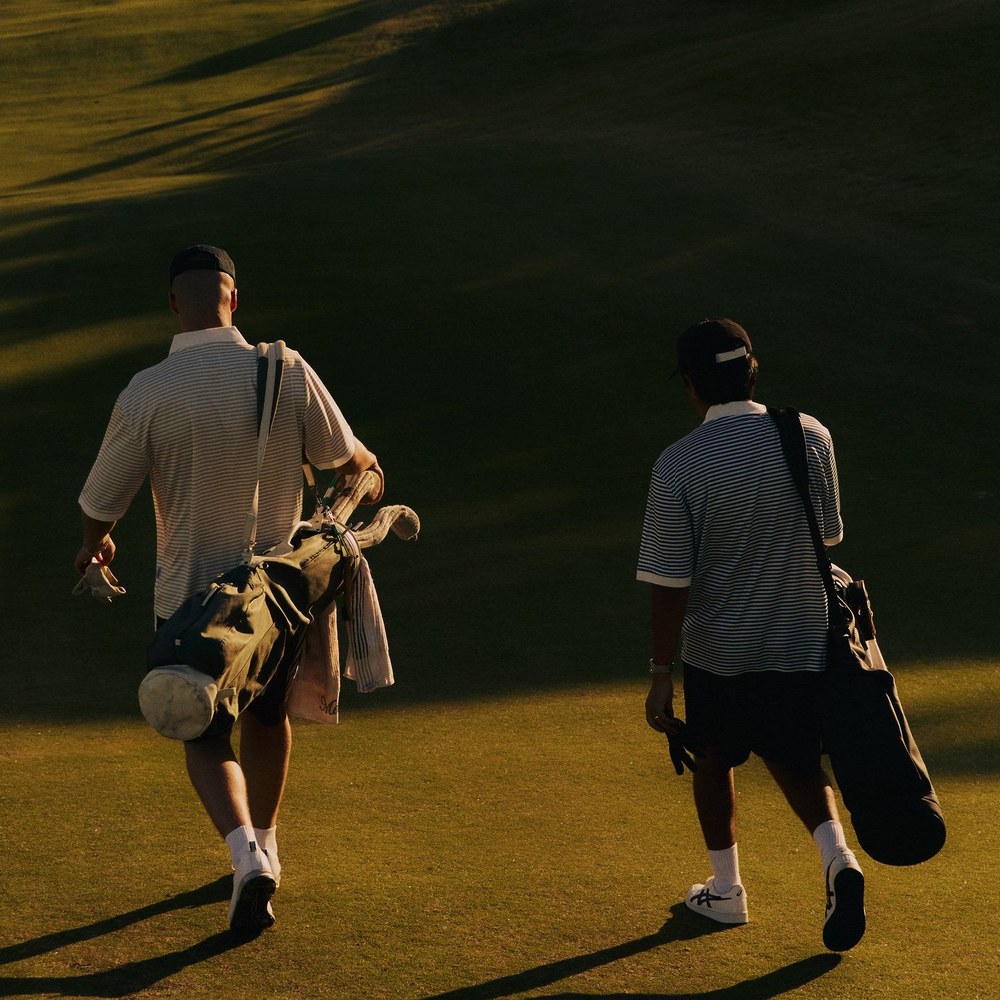 Left of Field Golf on course &mdash; lookbook photograph