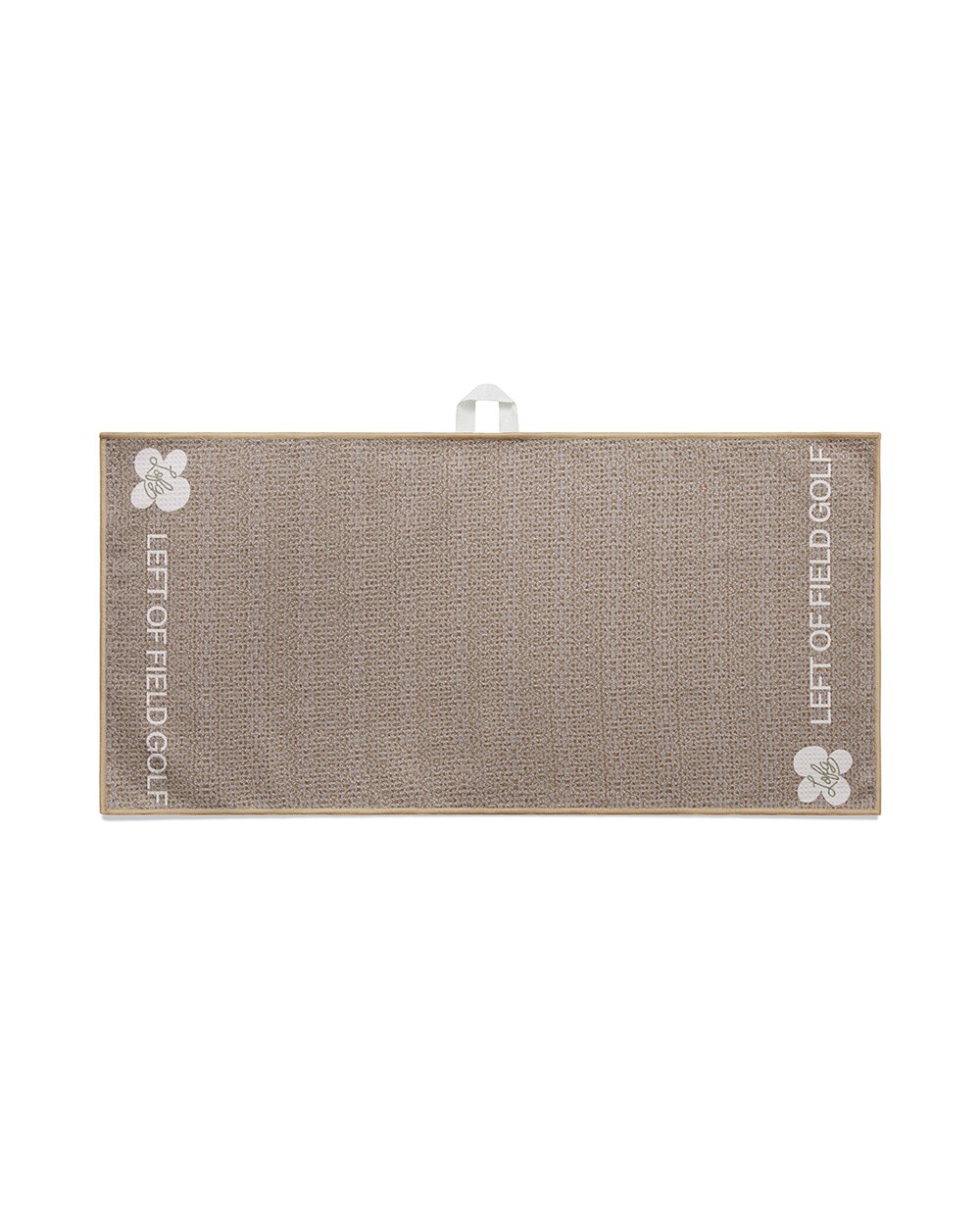Flower Golf Towel - Brown Left of Field Golf